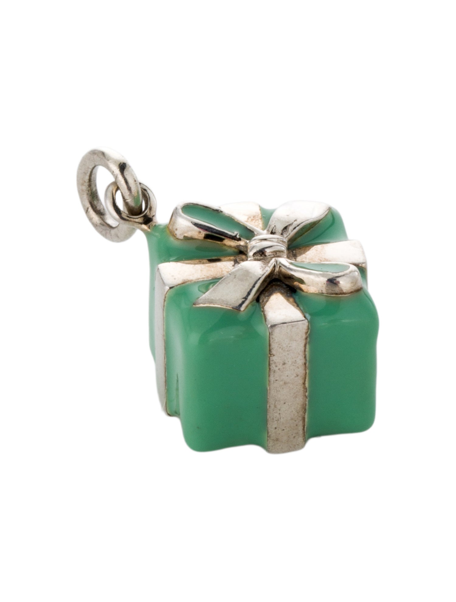 Tiffany & Co. Enamel Blue Box Charm
