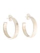 Tiffany & Co. Coin Edge Hoop Earrings