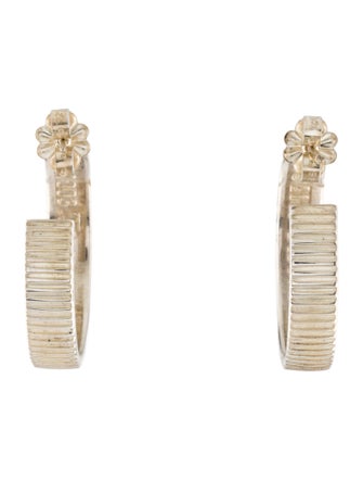 Tiffany & Co. Coin Edge Hoop Earrings