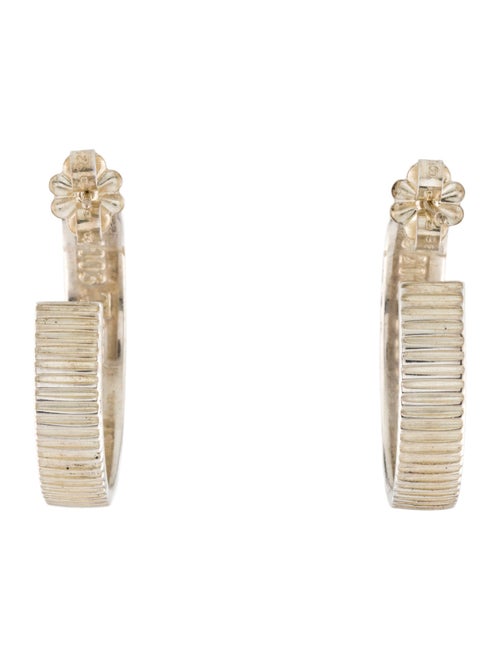 Tiffany & Co. Coin Edge Hoop Earrings