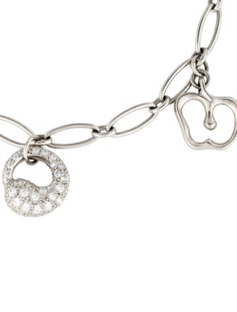 Tiffany & Co. Platinum Diamond Peretti Five-Charm Bracelet
