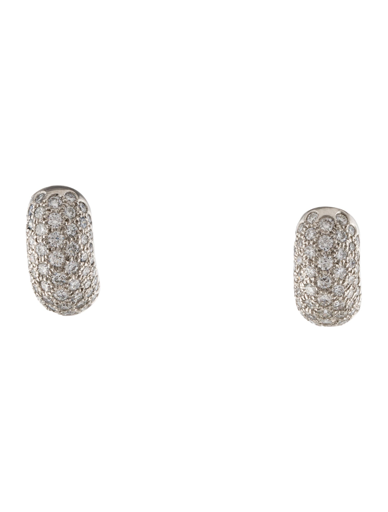Tiffany & Co. Platinum Diamond Stud Earrings