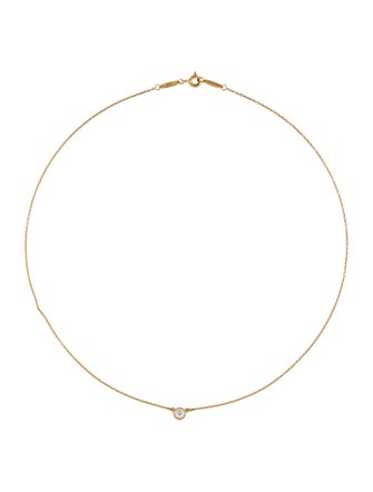 Tiffany & Co. 18K Diamond By the Yard Pendant Necklace