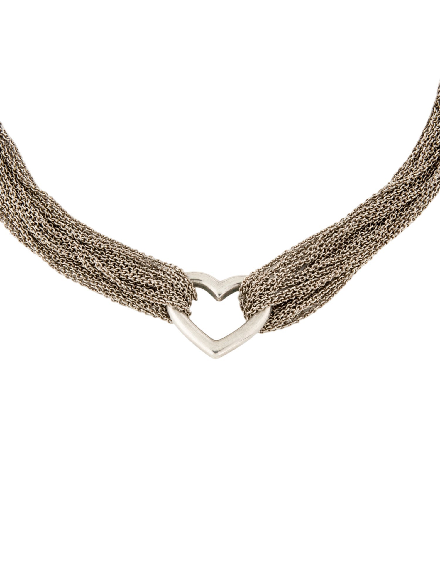 Tiffany & Co. Multistrand Heart Toggle Necklace