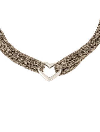 Tiffany & Co. Multistrand Heart Toggle Necklace