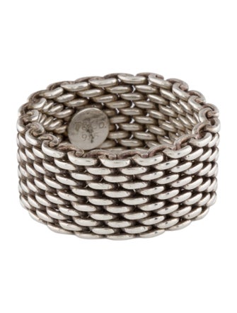 Tiffany & Co. Somerset Mesh Band Ring