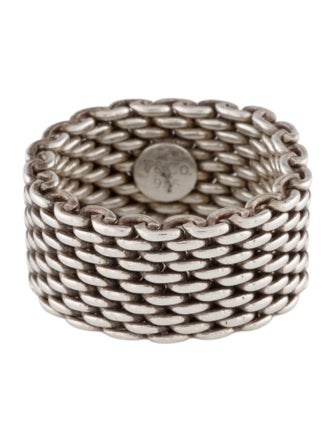 Tiffany & Co. Somerset Mesh Band Ring