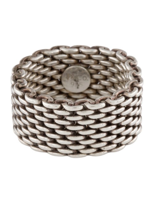 Tiffany & Co. Somerset Mesh Band Ring