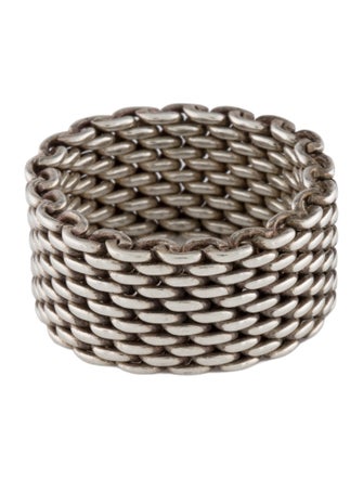Tiffany & Co. Somerset Mesh Band Ring