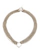 Tiffany & Co. Heart Multi Strand Toggle Necklace