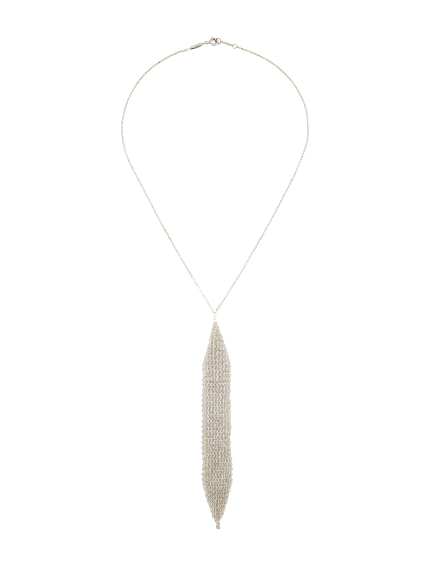 Tiffany & Co. Mesh Lavalier Necklace