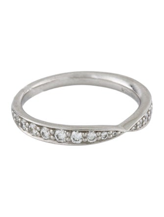 Tiffany & Co. Platinum Diamond Harmony Band Ring