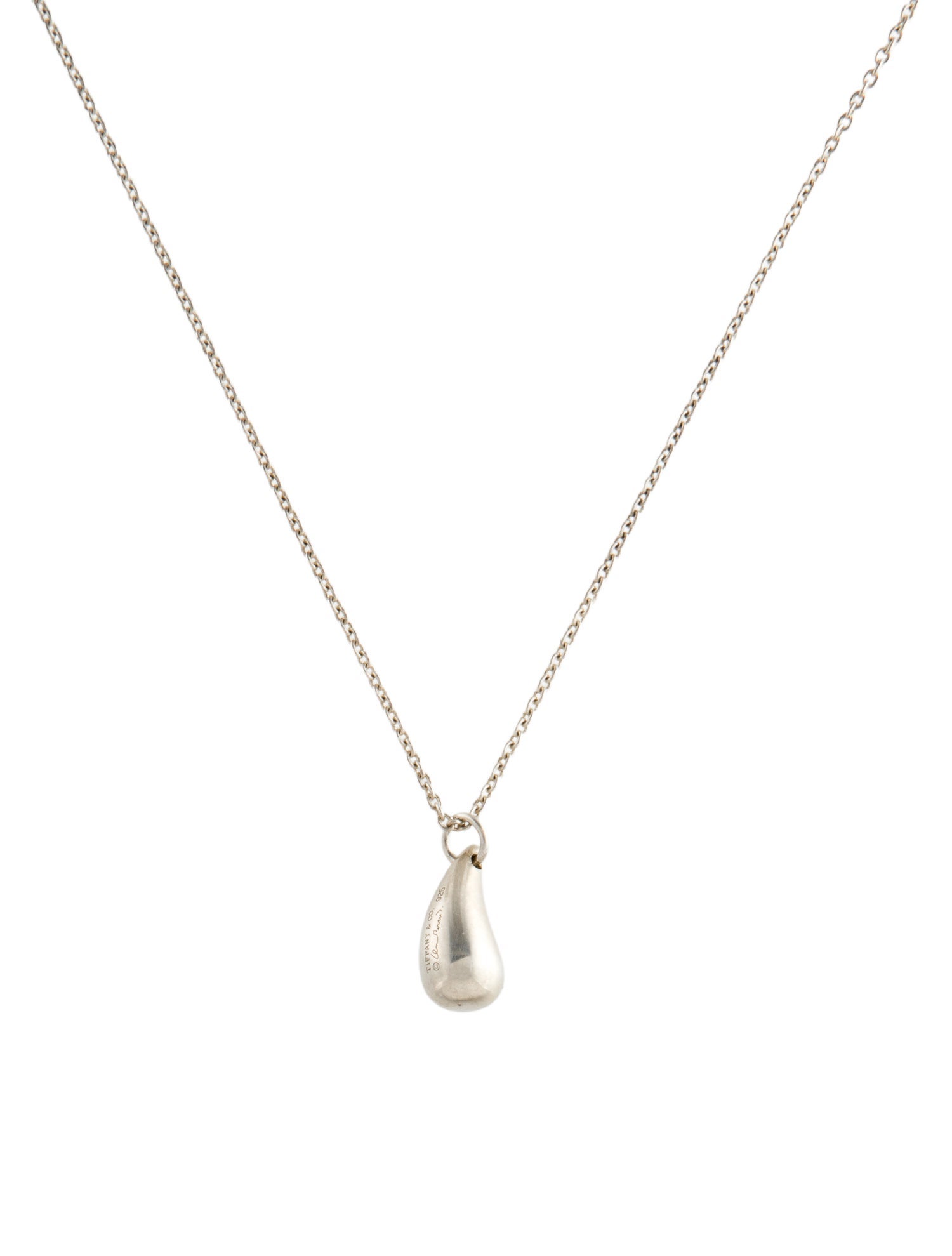 Tiffany & Co. Teardrop Pendant Necklace
