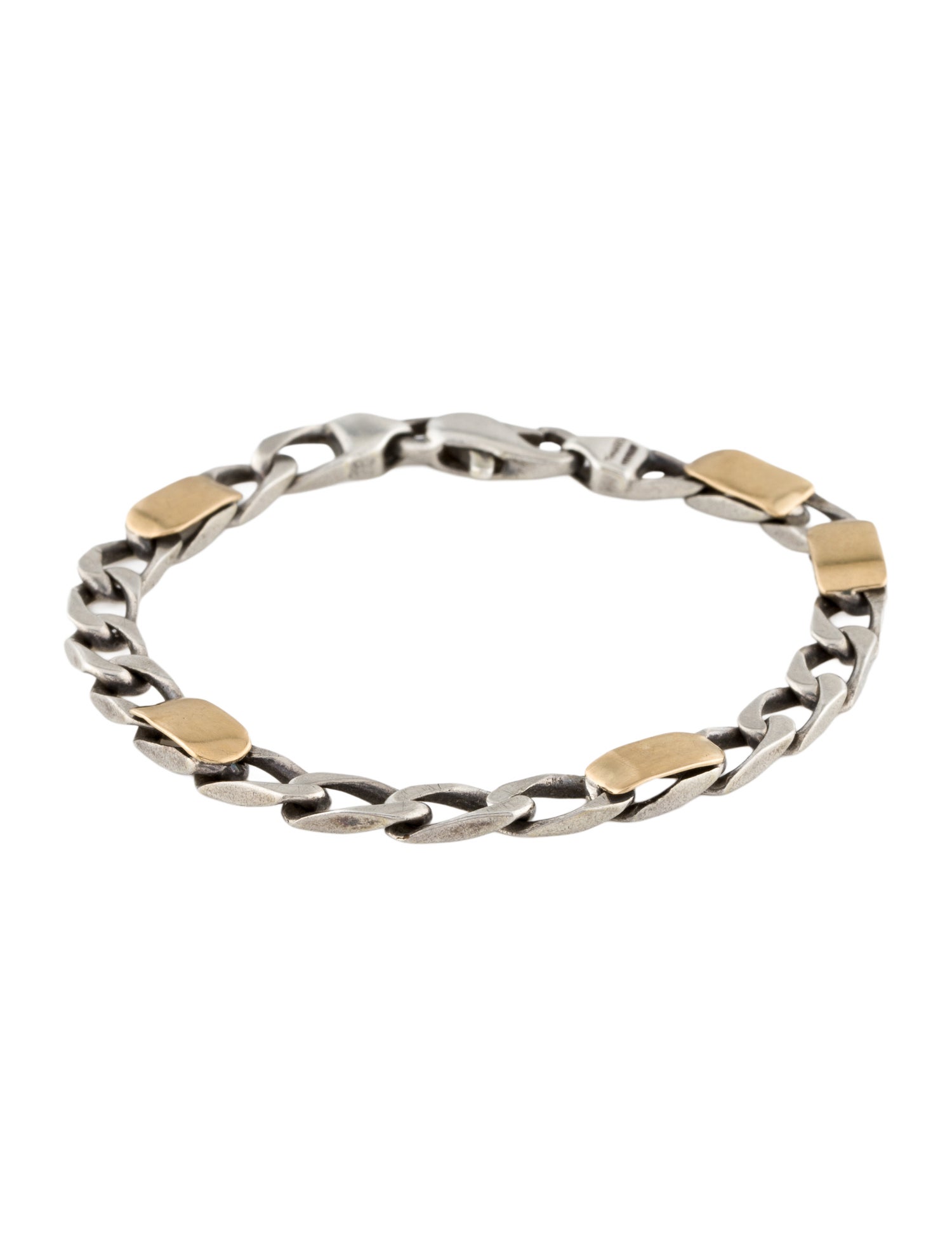 Tiffany & Co. Vintage Two-Tone Curb Link Bracelet