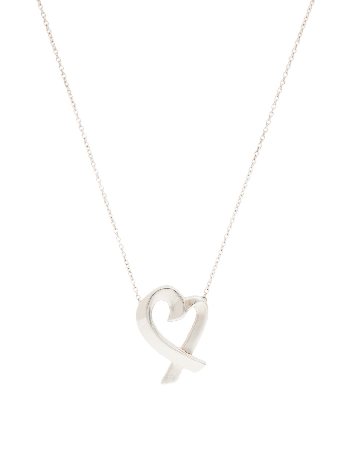 Tiffany & Co. Vintage Loving Heart Pendant Necklace