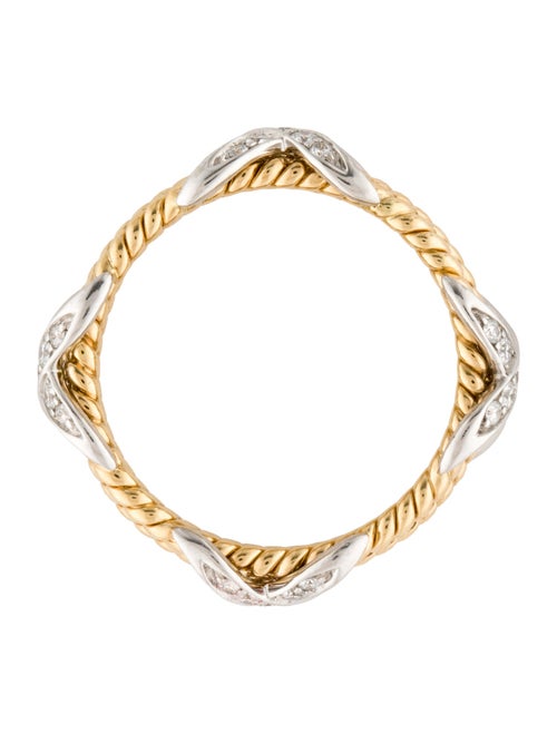 Tiffany & Co. Two-Tone Diamond Tiffany Rope Band