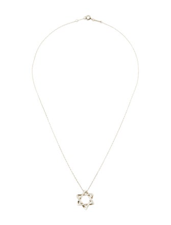 Tiffany & Co. Star of David Pendant Necklace