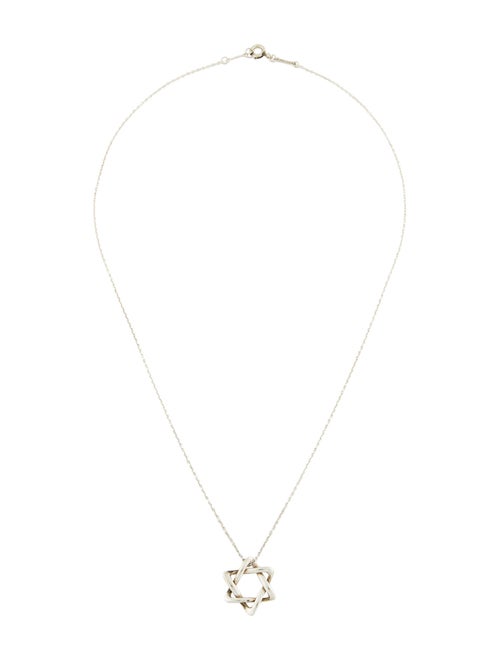 Tiffany & Co. Star of David Pendant Necklace
