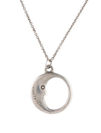 Tiffany & Co. Man in the Moon Pendant Necklace