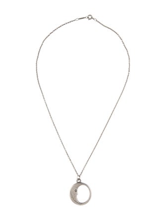 Tiffany & Co. Man in the Moon Pendant Necklace