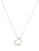 Tiffany & Co. Open Heart Pendant Necklace