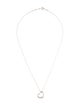 Tiffany & Co. Open Heart Pendant Necklace