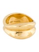 Tiffany & Co. 18K Double Wave Wide Band Ring