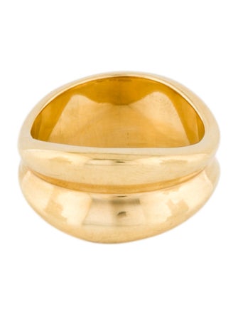 Tiffany & Co. 18K Double Wave Wide Band Ring