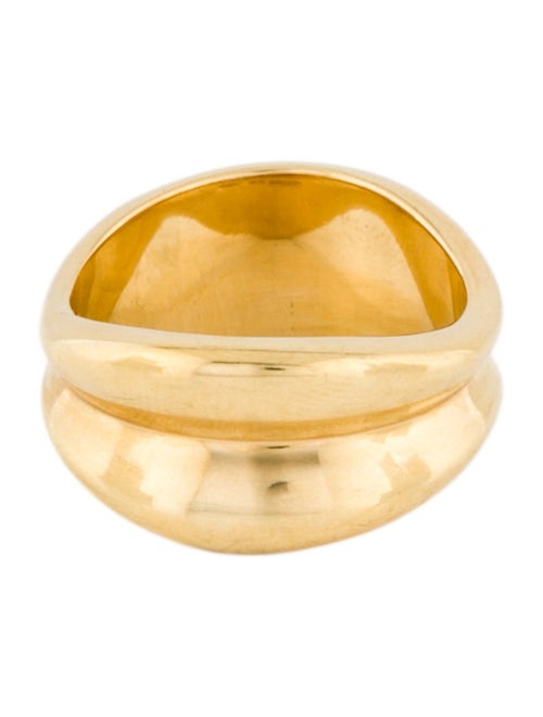 Tiffany & Co. 18K Double Wave Wide Band Ring