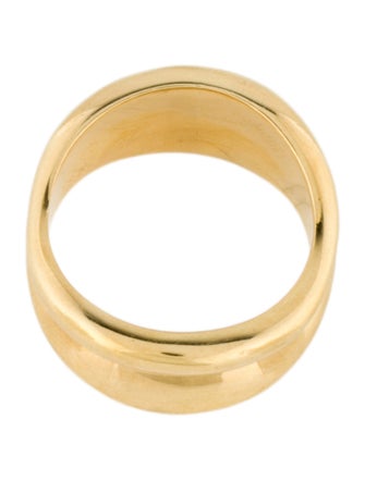 Tiffany & Co. 18K Double Wave Wide Band Ring