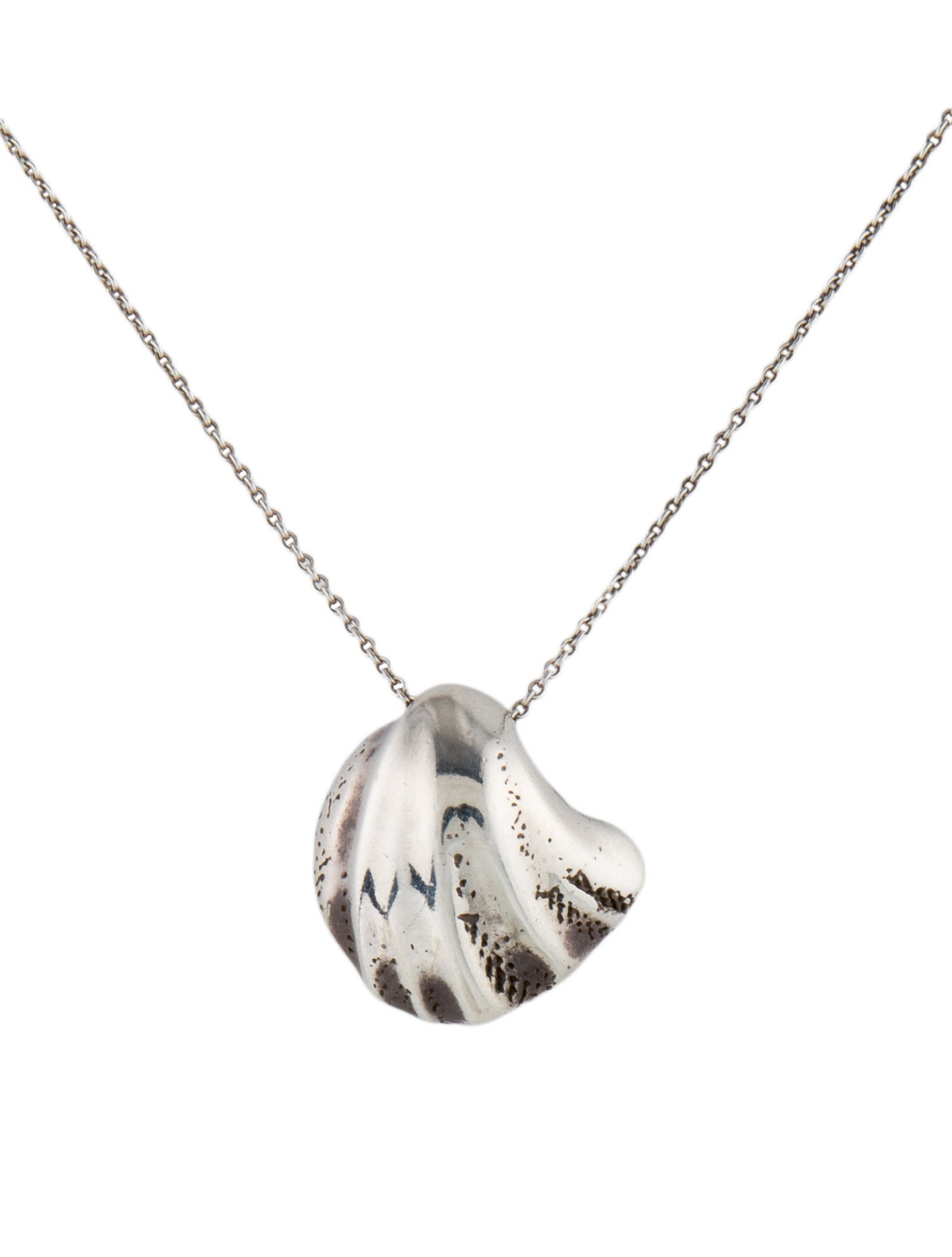 Tiffany & Co. Shell Pendant Necklace