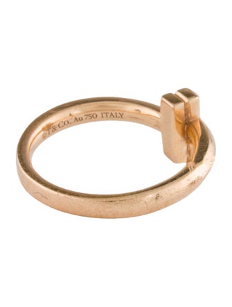 Tiffany & Co. 18K Diamond T1 Ring