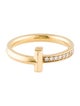 Tiffany & Co. 18K Diamond T1 Ring