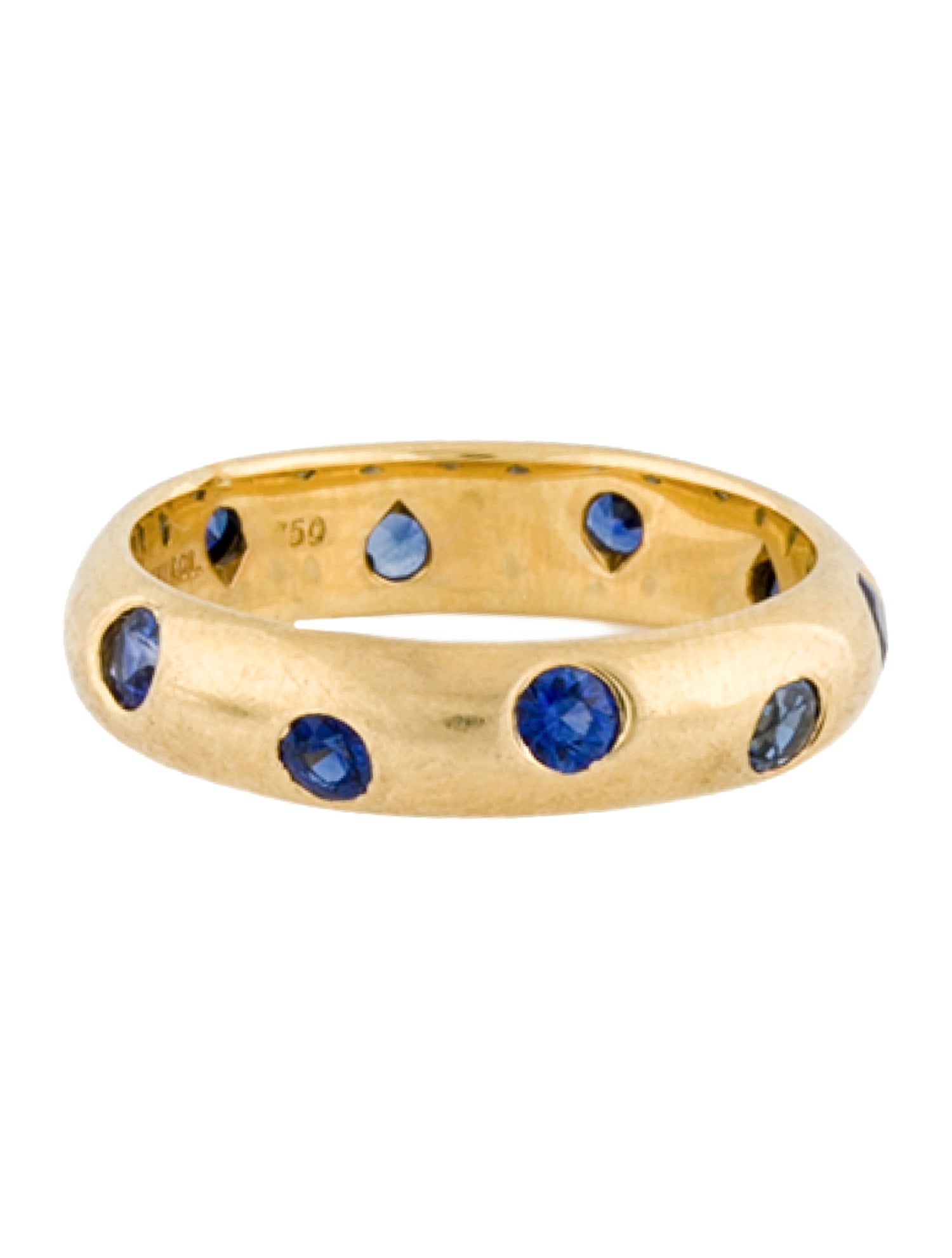 Tiffany & Co. 18K Sapphire Etoile Band Ring