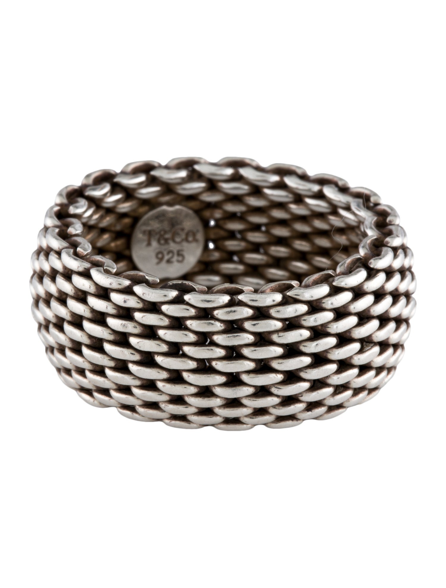 Tiffany & Co. Mesh Band Ring
