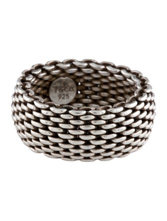 Tiffany & Co. Mesh Band Ring