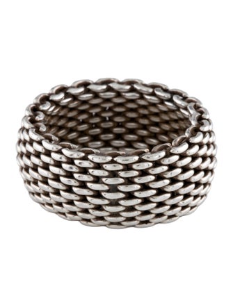 Tiffany & Co. Mesh Band Ring