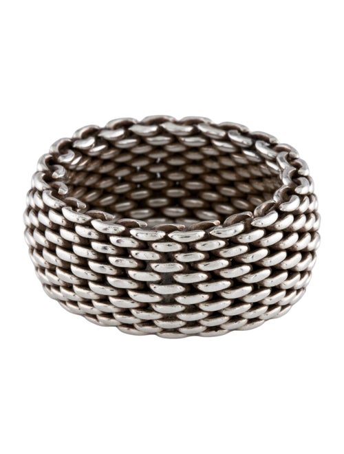 Tiffany & Co. Mesh Band Ring