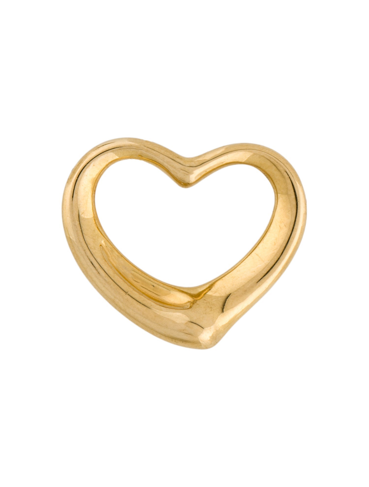 Tiffany & Co. 18K Open Heart Pendant
