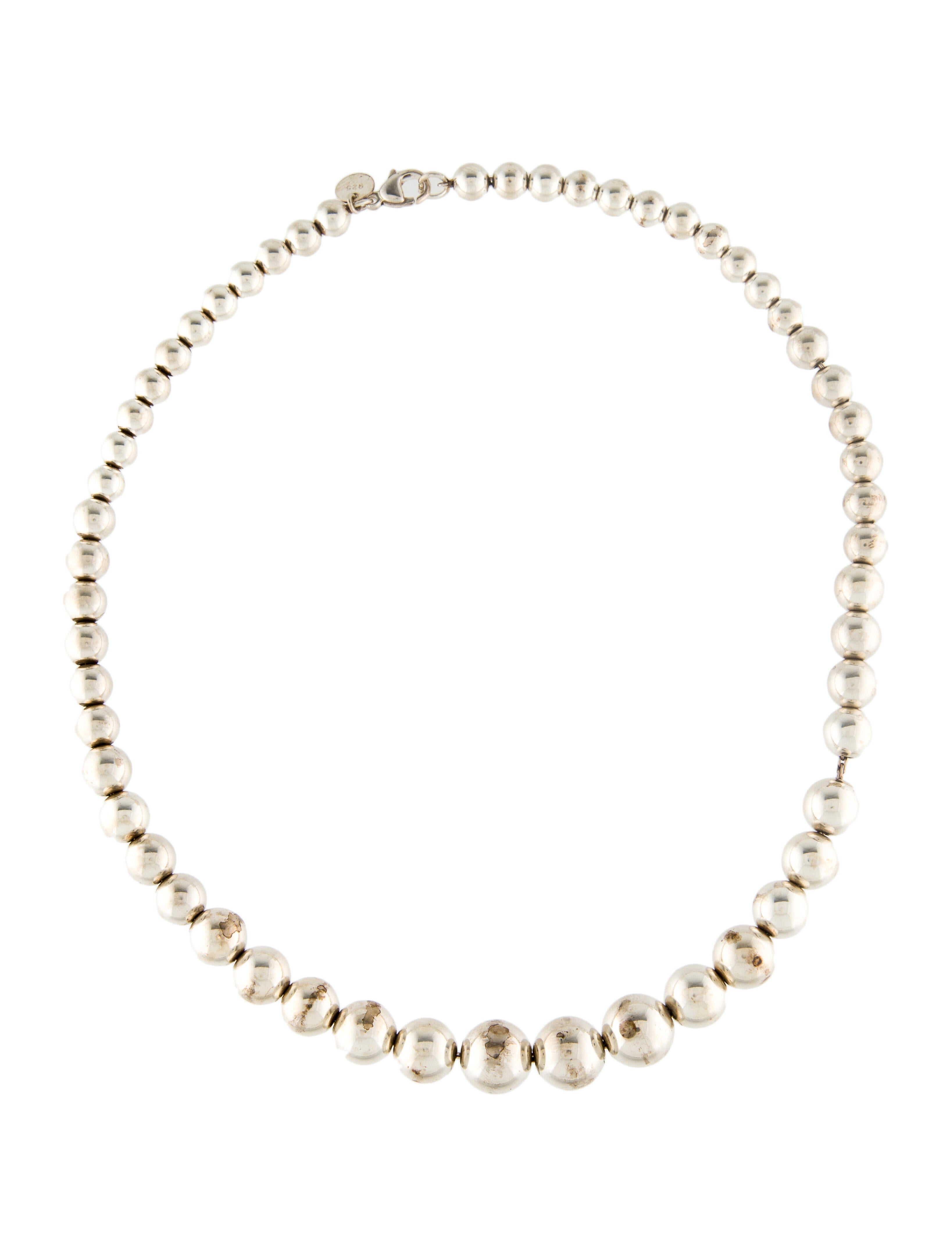 Tiffany & Co. Graduated Ball Necklace