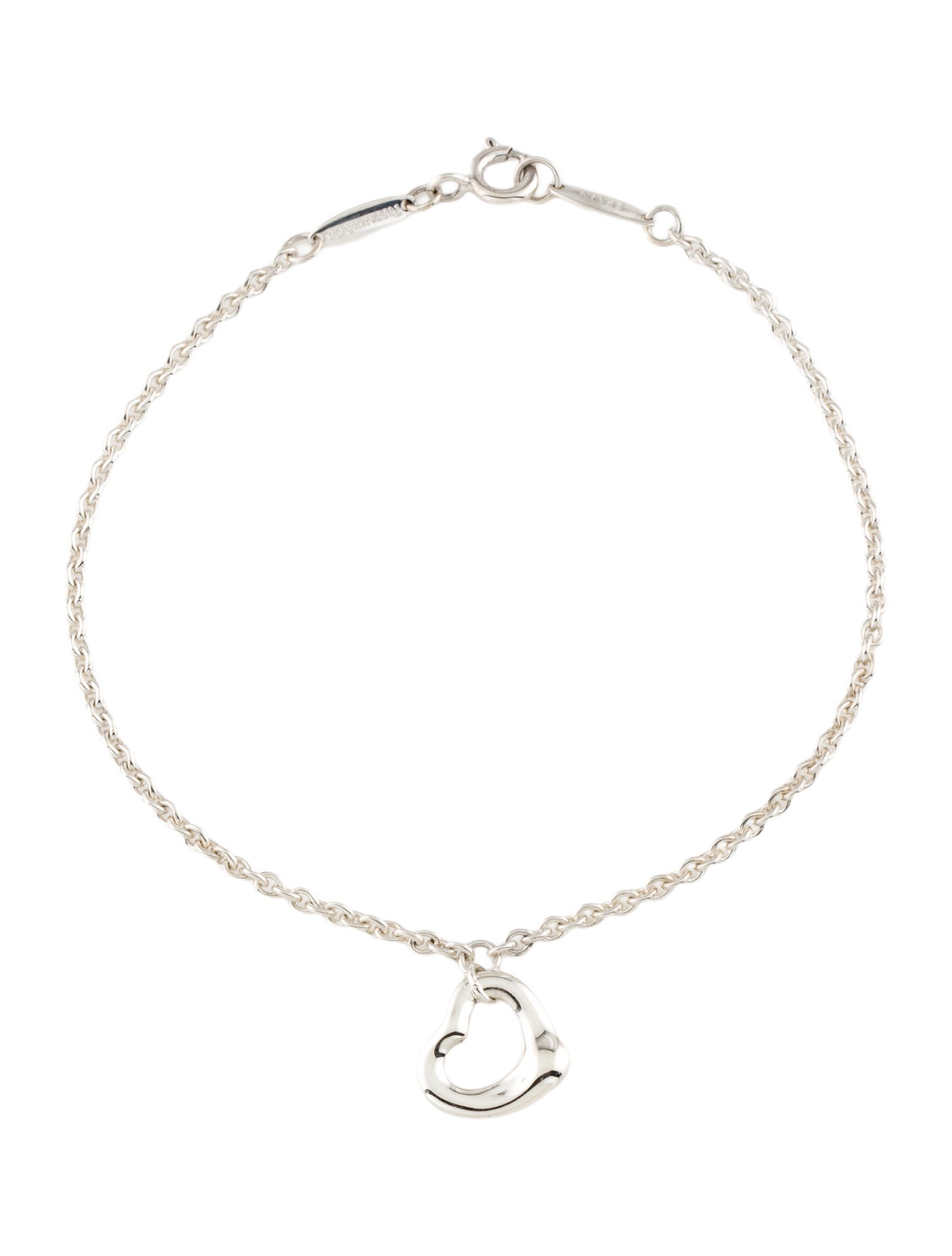 Tiffany & Co. Open Heart Bracelet,11 mm