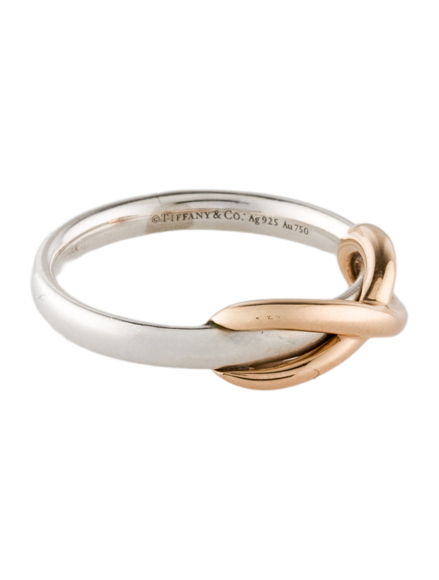 Tiffany & Co. Two-Tone Infinity Ring