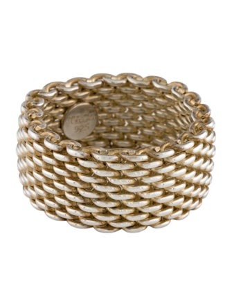 Tiffany & Co. Somerset Mesh Band Ring