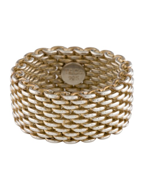 Tiffany & Co. Somerset Mesh Band Ring