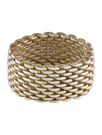 Tiffany & Co. Somerset Mesh Band Ring