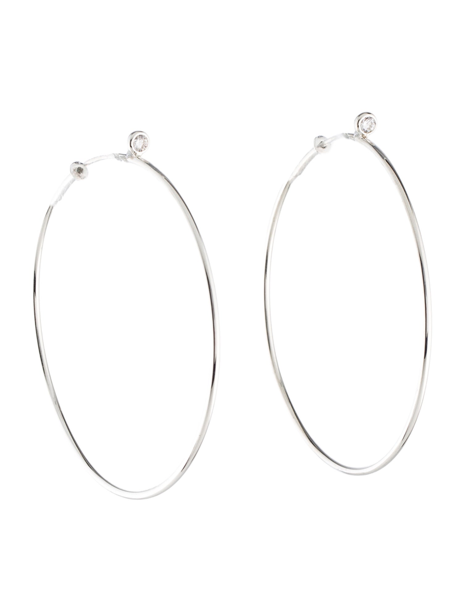 Tiffany & Co. Diamond Hoop Earrings