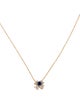 Tiffany & Co. 18K Diamond & Sapphire Pendant Necklace