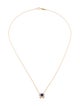 Tiffany & Co. 18K Diamond & Sapphire Pendant Necklace