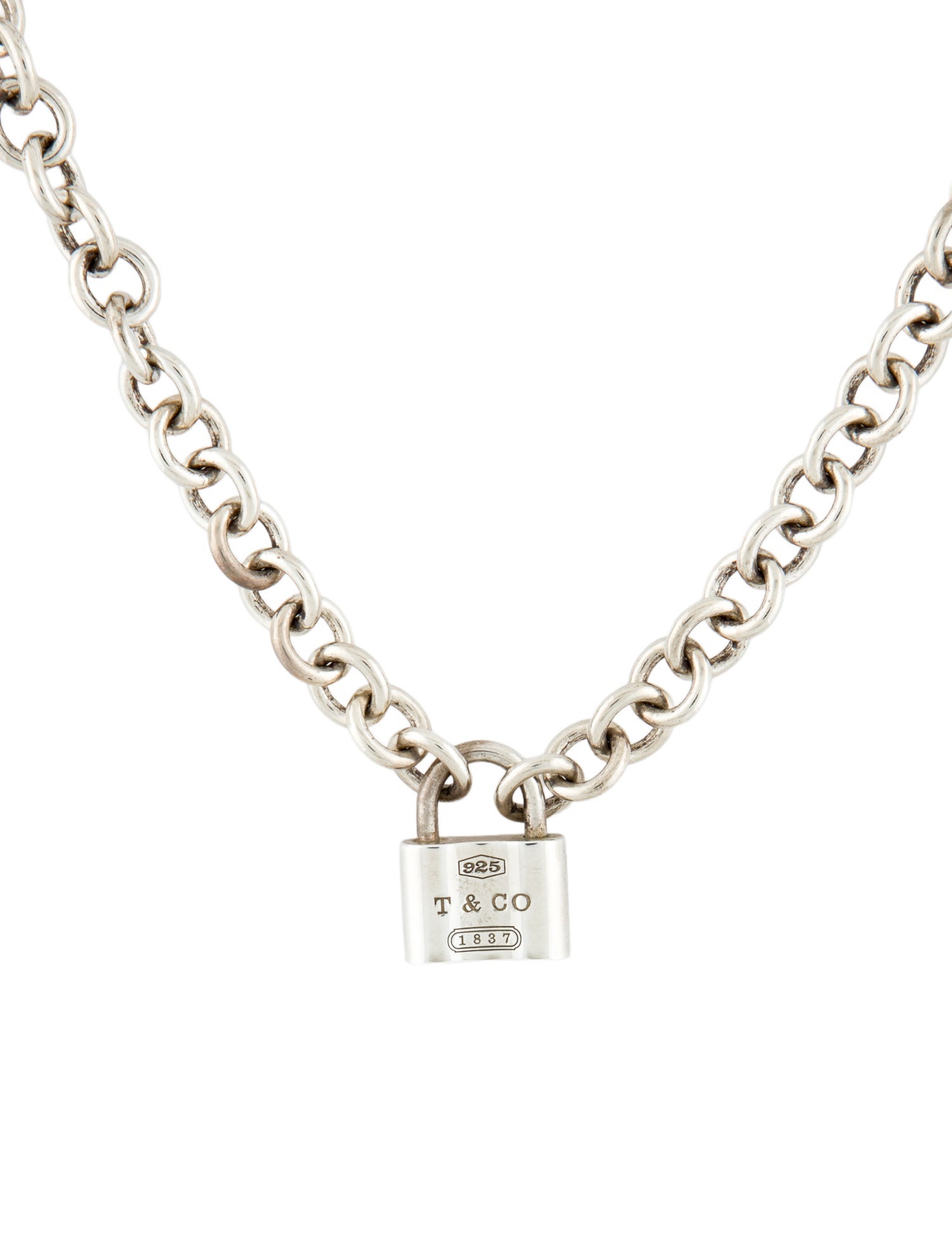 Tiffany & Co. Lock Pendant Necklace