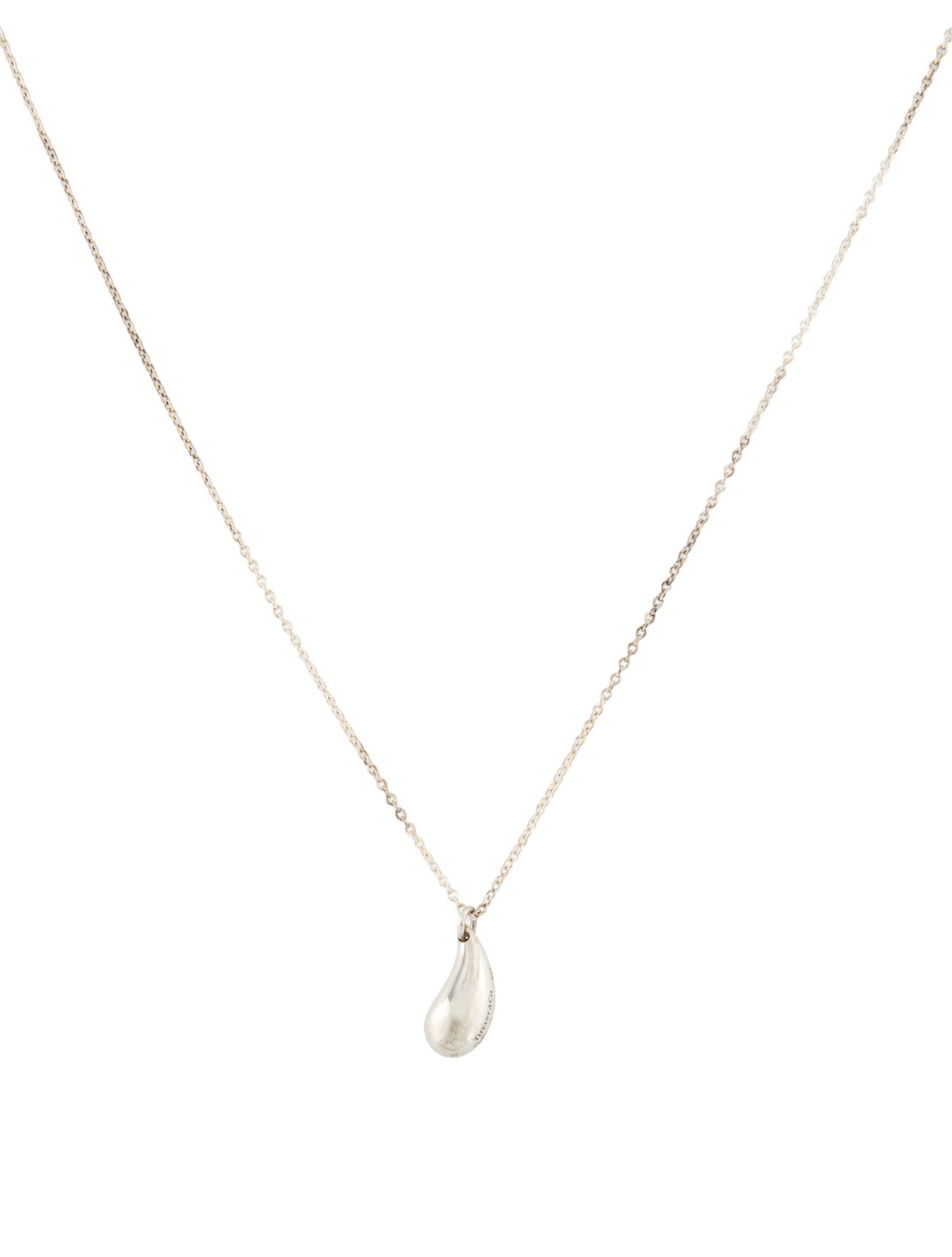 Tiffany & Co. Teardrop Pendant Necklace